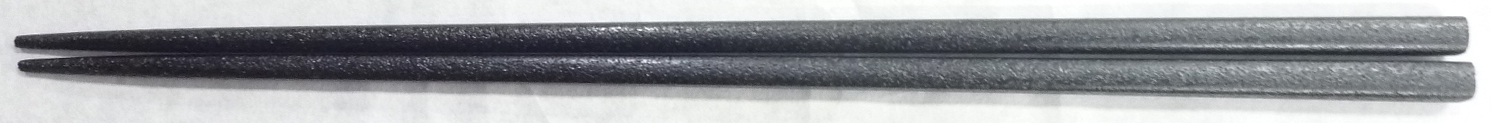 木製輪島塗ｽﾘﾑ乾漆箸黒