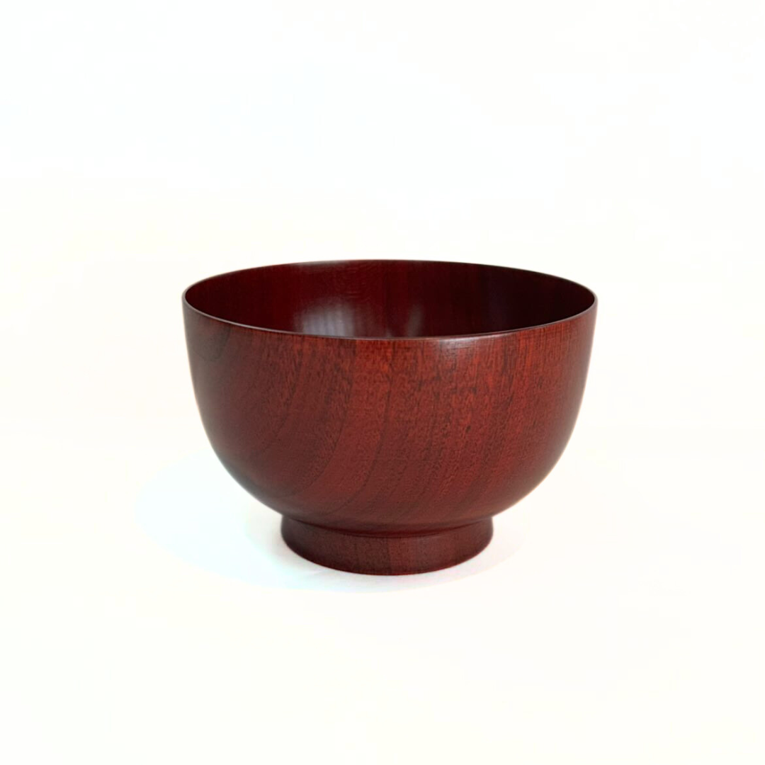 木製漆塗３.4寸京型椀茜塗/お椀